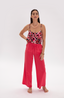 PANTALON SOIE ALBA FUSHIA