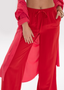 PANTALON SOIE ALBA ROUGE