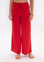 PANTALON SOIE ALBA ROUGE